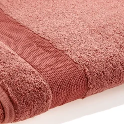 Drap de bain en coton RANGER 620 g/m² - Taille 70 x 140 cm - Marsala