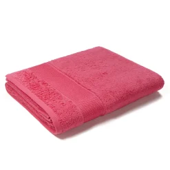 Drap de bain en coton RANGER 620 g/m² - Taille 100 x 150 cm - Cherry Rose