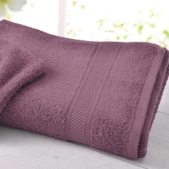 Drap De Bain Uni Lauréat 450 GM2 BECQUET - Violet
