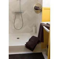 Drap de bain Zoé Ébène 100 x 180