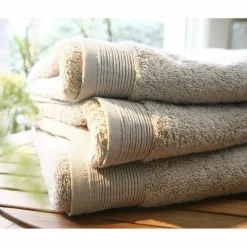 Drap de douche micro-coton 600 gr/m² Sable