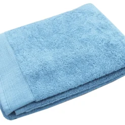Drap de douche micro-coton 600 gr/m² Bleuet