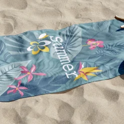 Drap de Plage 90 x 170 IMPRIME PLACE Paon