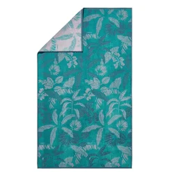 Drap De Plage En Jacquard De Coton, Bali Bleu Turquoise - ESSIX