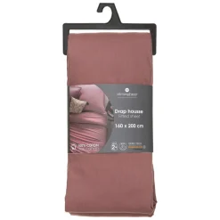 Drap Housse B30 160x200cm 2 places rose blush