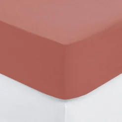 Drap Housse B30 160x200cm 2 places rose blush