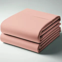 Drap housse coton TERTIO® - Rose blush