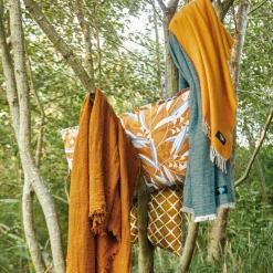 Drap plat BOTANICO Jaune Ocre