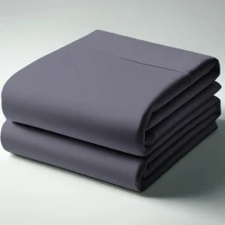Drap plat coton TERTIO® - Anthracite