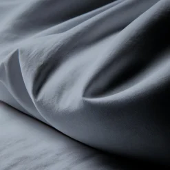 Drap plat coton TERTIO® - Bleu Orage