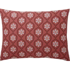 Drap plat DISQUES SOLAIRES, style folk, beige