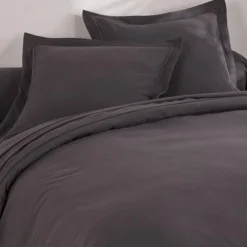 Drap plat en flanelle LAUREAT anthracite