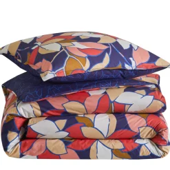 Drap plat en percale de coton UTOPIA Cobalt