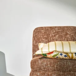 Drap plat en satin de coton GIARDINO Naturel