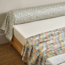 Drap plat en satin de coton MIX & MATCH Celadon