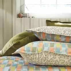 Drap plat en satin de coton MIX & MATCH Celadon