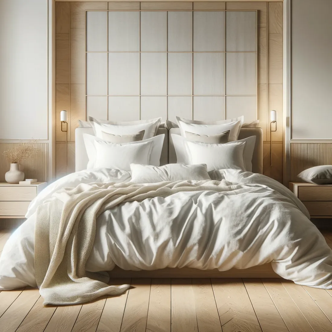 Drap plat gaze de coton TERTIO® - Blanc