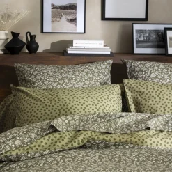 Drap plat imprimée en lyocell, LENA ,Kaki