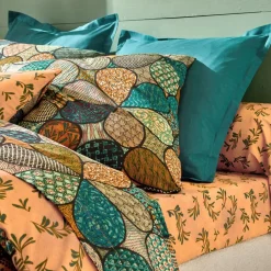Drap plat motif vintage rétro DR MAGDA