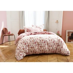 Drap plat PASTILLES - rose