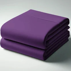 Drap plat percale coton TERTIO® - violet