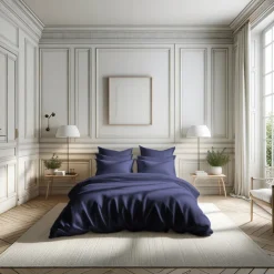 Drap plat percale coton TERTIO® - bleu
