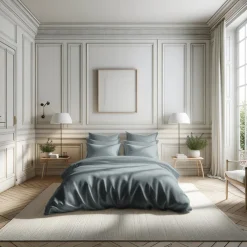 Drap plat percale coton TERTIO® - gris