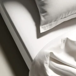 Drap plat percale de coton TERTIO® - Blanc