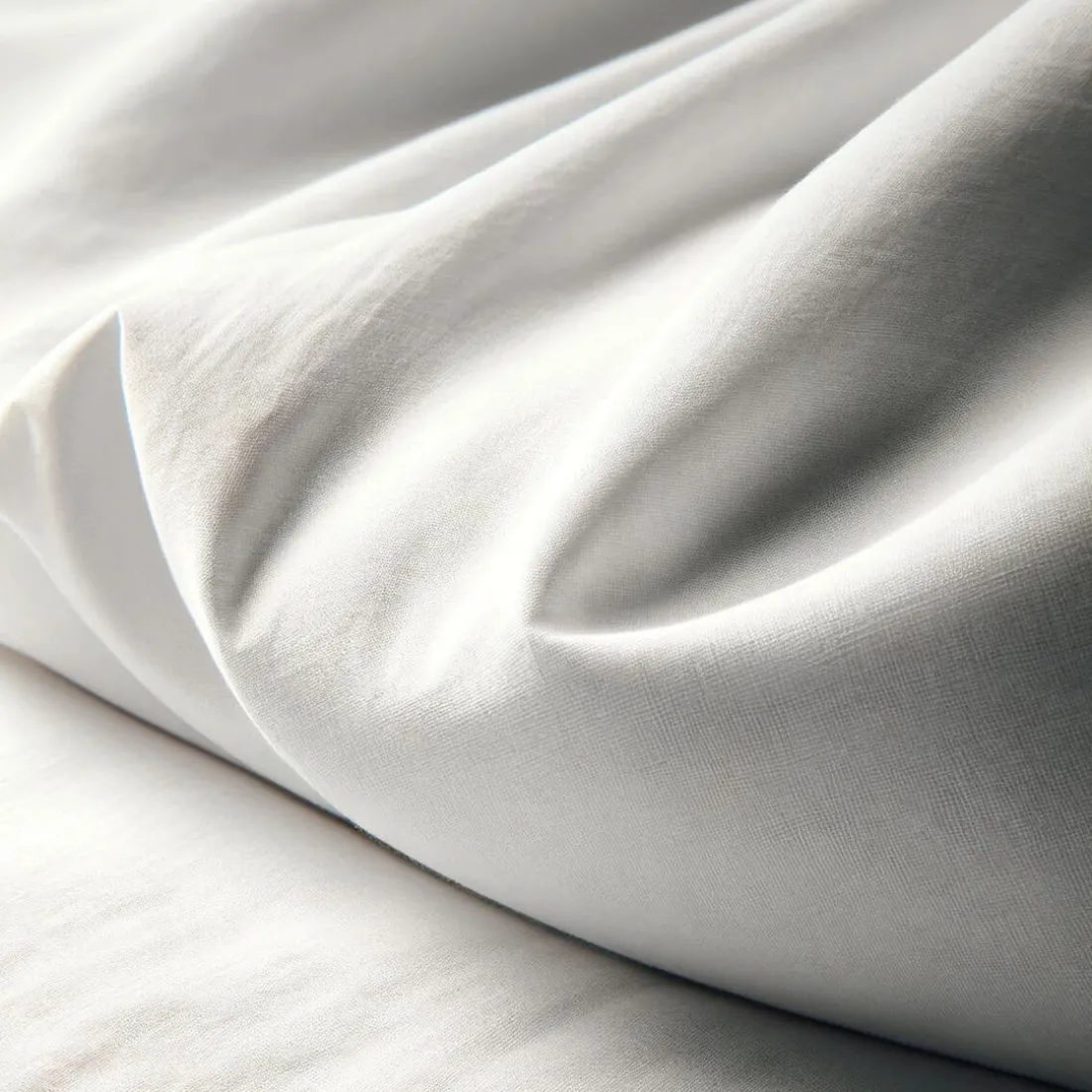 Drap plat percale de coton TERTIO® - Blanc