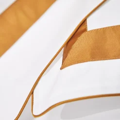Drap plat percale de coton mercerisée EGERIE Ambre
