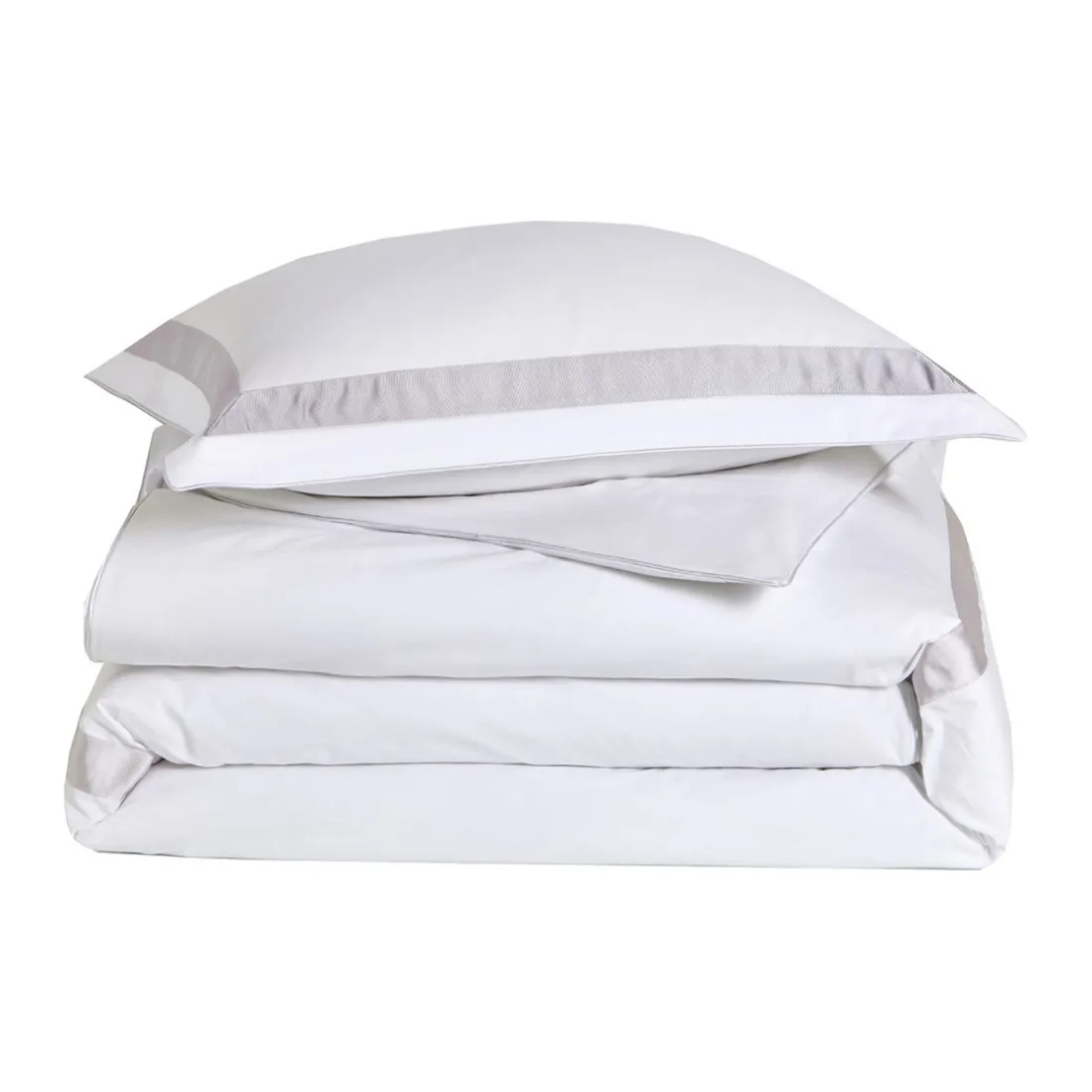 Drap plat percale de coton mercerisée EGERIE Métal