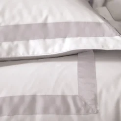 Drap plat percale de coton mercerisée EGERIE Métal