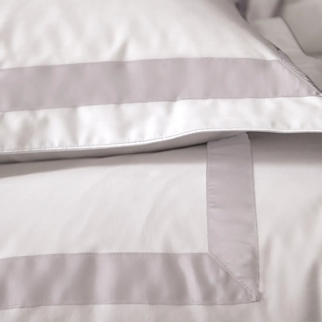 Drap plat percale de coton mercerisée EGERIE Métal