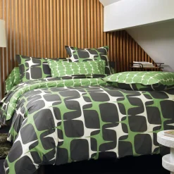 Drap plat percale LOKHO Menthe
