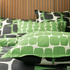 Drap plat percale LOKHO Menthe