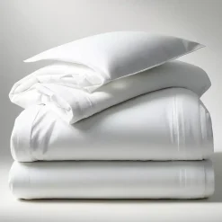 Drap plat polycoton TERTIO® - Blanc