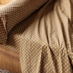 Drap plat RECIT D'HIVER-bleu