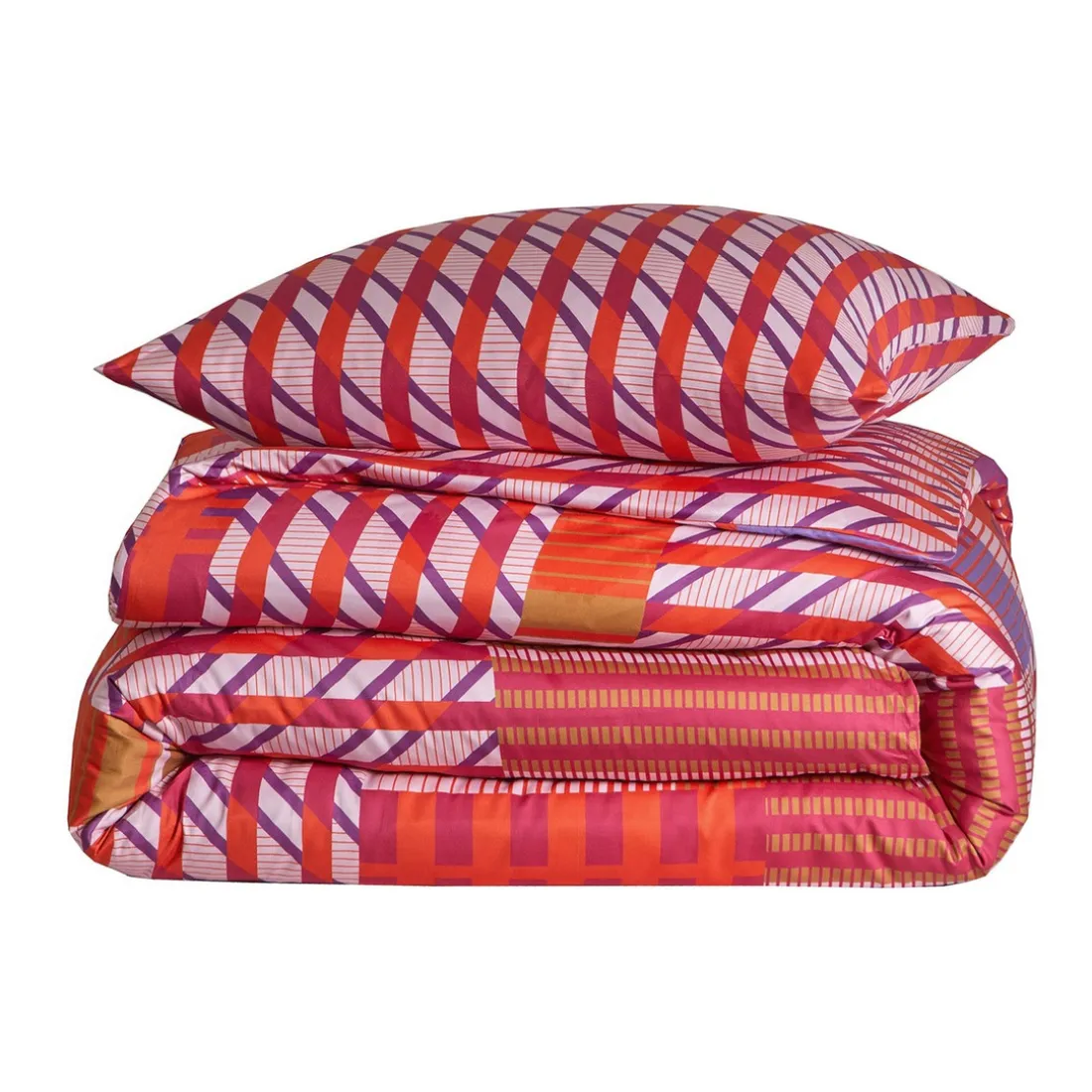 Drap plat satin FUSION Ultraviolet