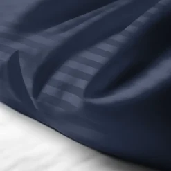 Drap plat satin de coton TERTIO® - bleu