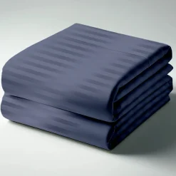 Drap plat satin de coton TERTIO® - bleu