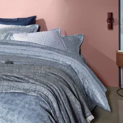 Drap plat satin jacquard ARCANGUES Nuage