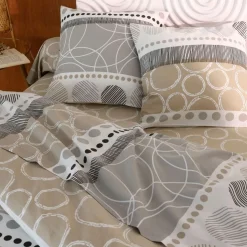 Drap plat tons s - Beige