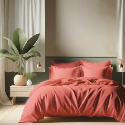 Drap-housse coton TERTIO® - pêche