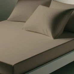 Drap-housse coton TERTIO® - taupe