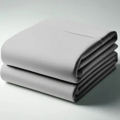 Drap-housse coton TERTIO® - Bleu Glacier