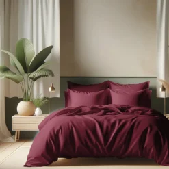 Drap-housse coton TERTIO® - Grenat