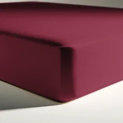 Drap-housse coton TERTIO® - Grenat