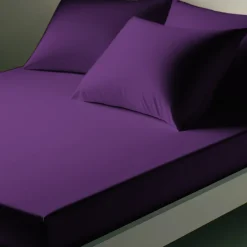 Drap-housse coton TERTIO® - Violet