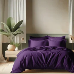 Drap-housse coton TERTIO® - Violet