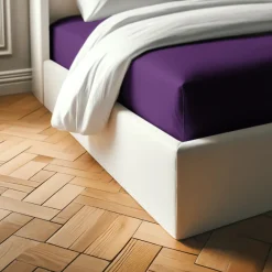Drap-housse coton TERTIO® - Violet